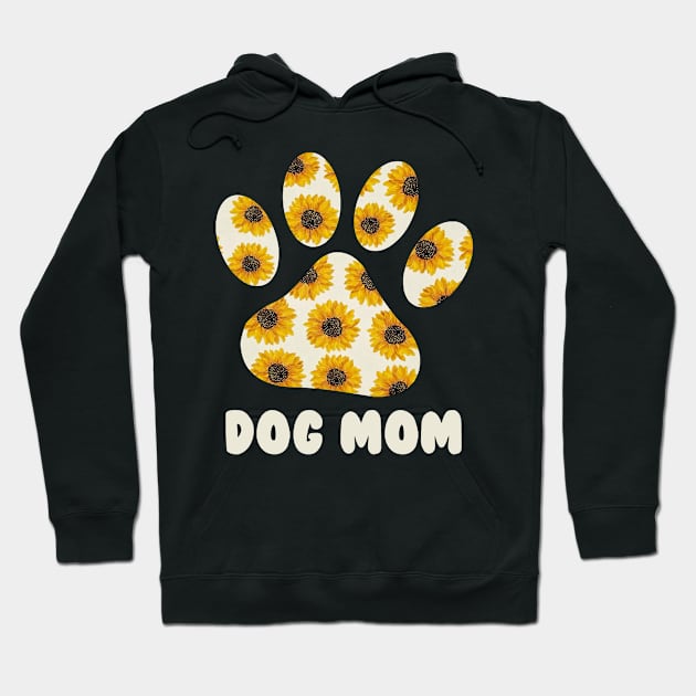 Dog Mom Sunflower Mother's Day Gift Dog Lover Hoodie by NgocSanhHuynh